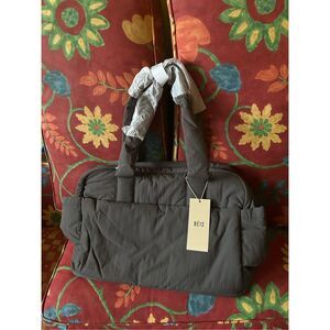 BEIS NWT Air Duffle in Charcoal Gray